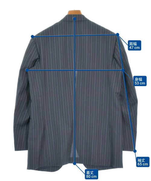 FRANCO PRINZIVALLI（フランコ　プリッツヴァリー）ビジネス グレー サイズ:50(XL位) メンズ/2200662720010