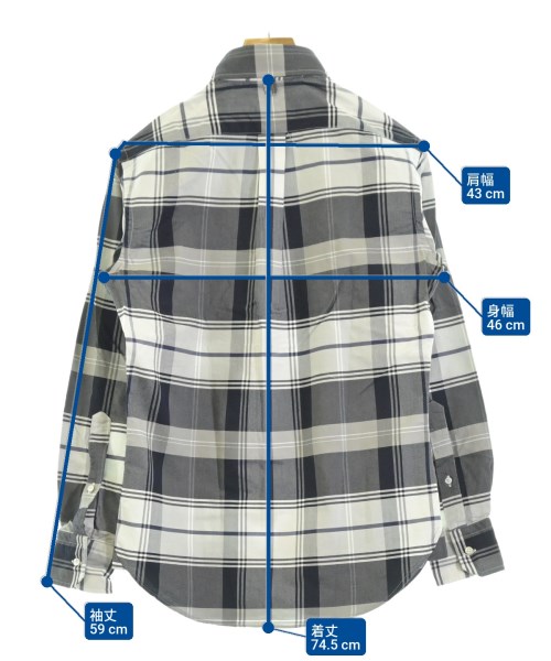 BLACK FLEECE BY Brooks Brothers（ブラックフリースバイブルックスブラザーズ）カジュアルシャツ グレー サイズ:-(XS位) メンズ/2200639834122