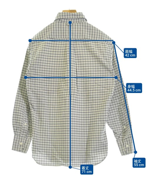 BLACK FLEECE BY Brooks Brothers（ブラックフリースバイブルックスブラザーズ）カジュアルシャツ 白 サイズ:-(XS位) メンズ/2200639834153