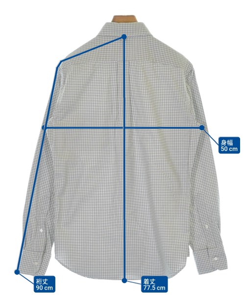 BLACK FLEECE BY Brooks Brothers（ブラックフリースバイブルックスブラザーズ）カジュアルシャツ グレー サイズ:BB2(L位) メンズ/2200620645225