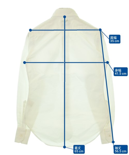 BLACK FLEECE BY Brooks Brothers（ブラックフリースバイブルックスブラザーズ）カジュアルシャツ 白 サイズ:BB0(S位) レディース/2200629702028