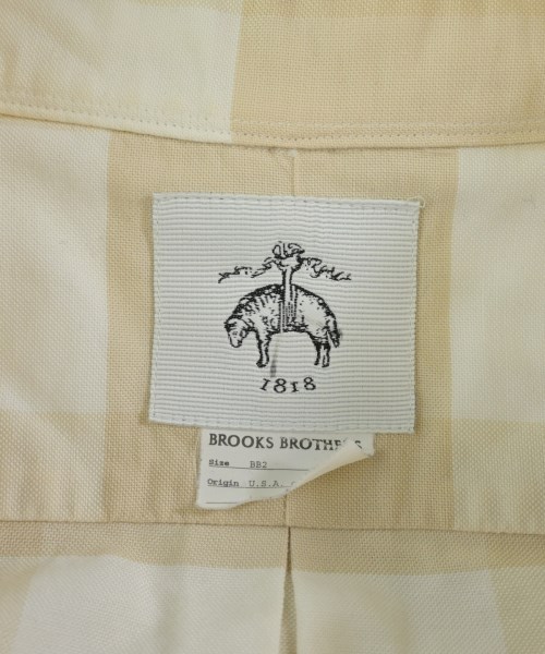 BLACK FLEECE BY Brooks Brothers（ブラックフリースバイブルックスブラザーズ）カジュアルシャツ ベージュ サイズ:BB2(L位) メンズ/2200627697081