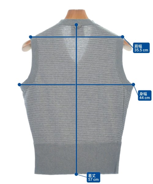 BLACK FLEECE BY Brooks Brothers（ブラックフリースバイブルックスブラザーズ）ベスト グレー サイズ:BB0(S位) メンズ/2200608986074
