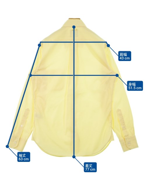 BLACK FLEECE BY Brooks Brothers（ブラックフリースバイブルックスブラザーズ）カジュアルシャツ 黄 サイズ:BB1(M位) レディース/2200617892045