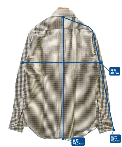 BLACK FLEECE BY Brooks Brothers（ブラックフリースバイブルックスブラザーズ）カジュアルシャツ 茶 サイズ:BB1(M位) メンズ/2200620398022