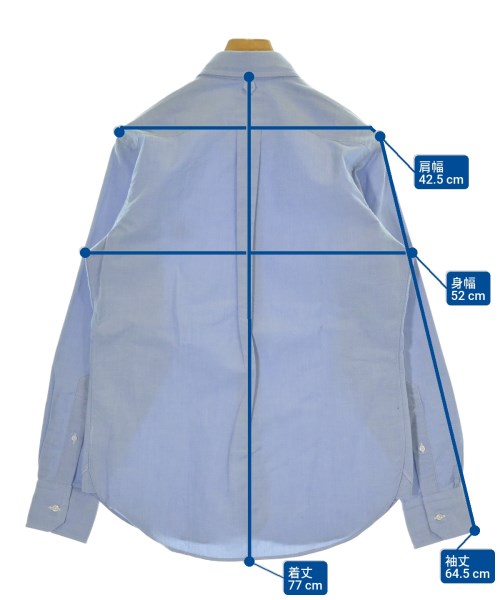 BLACK FLEECE BY Brooks Brothers（ブラックフリースバイブルックスブラザーズ）カジュアルシャツ 青 サイズ:BB1(M位) メンズ/2200677460185