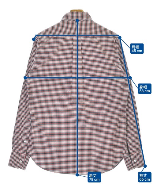 BLACK FLEECE BY Brooks Brothers（ブラックフリースバイブルックスブラザーズ）カジュアルシャツ 赤 サイズ:BB2(L位) メンズ/2200693317098