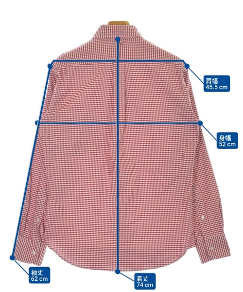 BLACK FLEECE BY Brooks Brothers（ブラックフリースバイブルックスブラザーズ）カジュアルシャツ 赤 サイズ:BB2(L位) メンズ/2200693317104