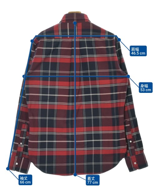 BLACK FLEECE BY Brooks Brothers（ブラックフリースバイブルックスブラザーズ）カジュアルシャツ 赤 サイズ:BB2(L位) メンズ/2200693317128