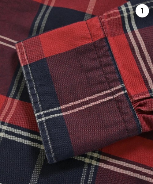 BLACK FLEECE BY Brooks Brothers（ブラックフリースバイブルックスブラザーズ）カジュアルシャツ 赤 サイズ:BB2(L位) メンズ/2200693317128