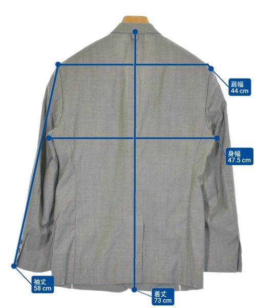 BLACK FLEECE BY Brooks Brothers（ブラックフリースバイブルックスブラザーズ）カジュアルジャケット グレー サイズ:BB0(S位) メンズ/2200661893050