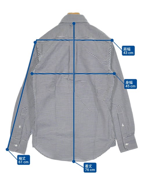 BLACK FLEECE BY Brooks Brothers（ブラックフリースバイブルックスブラザーズ）カジュアルシャツ 紺 サイズ:BB0(S位) メンズ/2200661893159