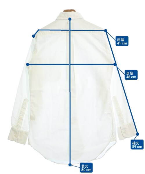 BLACK FLEECE BY Brooks Brothers（ブラックフリースバイブルックスブラザーズ）カジュアルシャツ 白 サイズ:BB0(S位) メンズ/2200710856081