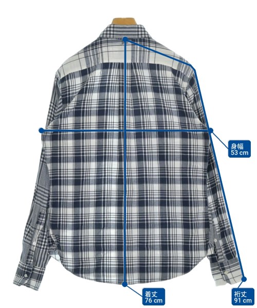 BLACK FLEECE BY Brooks Brothers（ブラックフリースバイブルックスブラザーズ）カジュアルシャツ 紺 サイズ:BB2(L位) メンズ/2200709988069