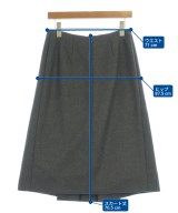 BLACK FLEECE BY Brooks Brothers（ブラックフリースバイブルックスブラザーズ）ロング・マキシ丈スカート グレー サイズ:BB2(M位) レディース/2200709988151