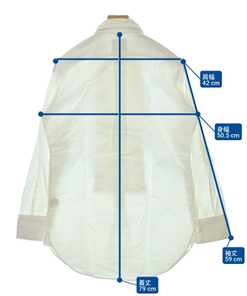 BLACK FLEECE BY Brooks Brothers（ブラックフリースバイブルックスブラザーズ）カジュアルシャツ 白 サイズ:BB0(S位) メンズ/2200716632030