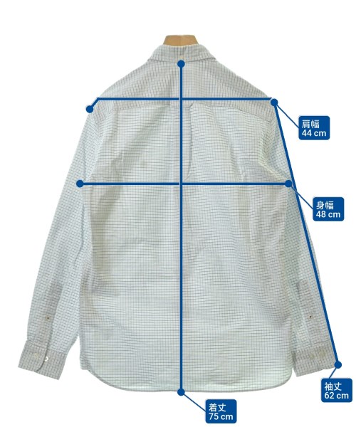 BLACK FLEECE BY Brooks Brothers（ブラックフリースバイブルックスブラザーズ）カジュアルシャツ 白 サイズ:S メンズ/2200637330046