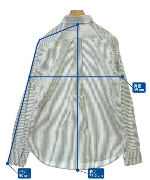 BLACK FLEECE BY Brooks Brothers（ブラックフリースバイブルックスブラザーズ）カジュアルシャツ 白 サイズ:BB2(L位) メンズ/2200646556024