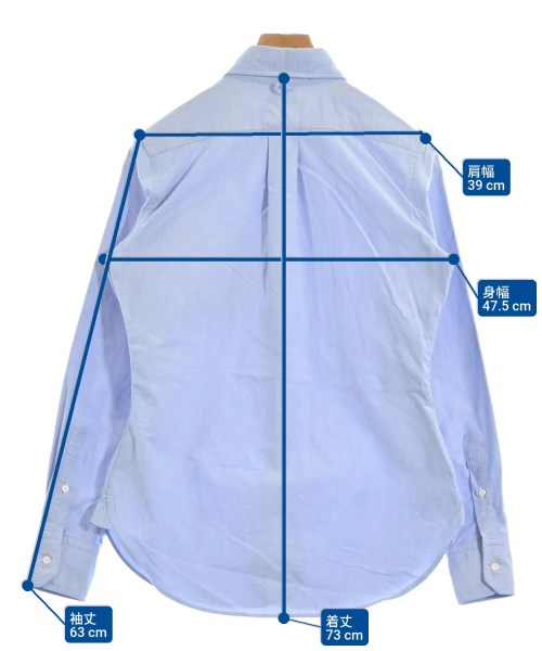 BLACK FLEECE BY Brooks Brothers（ブラックフリースバイブルックスブラザーズ）カジュアルシャツ 青 サイズ:BB3(XL位) メンズ/2200648469018