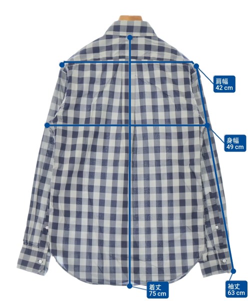 BLACK FLEECE BY Brooks Brothers（ブラックフリースバイブルックスブラザーズ）カジュアルシャツ 紺 サイズ:BB1(M位) メンズ/2200651938020