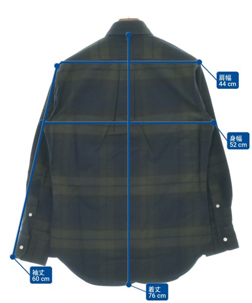 BLACK FLEECE BY Brooks Brothers（ブラックフリースバイブルックスブラザーズ）カジュアルシャツ 紺 サイズ:BB1(M位) メンズ/2200709381099