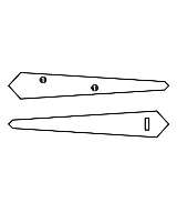 BLACK FLEECE BY Brooks Brothers（ブラックフリースバイブルックスブラザーズ）ネクタイ 白 サイズ:- メンズ/2200672372025