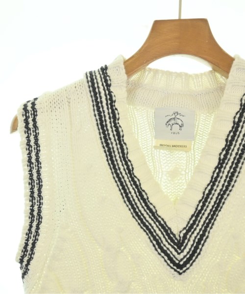BLACK FLEECE BY Brooks Brothers（ブラックフリースバイブルックスブラザーズ）ベスト 白 サイズ:BB1(M位) メンズ/2200729716017