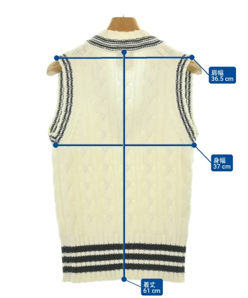 BLACK FLEECE BY Brooks Brothers（ブラックフリースバイブルックスブラザーズ）ベスト 白 サイズ:BB1(M位) メンズ/2200729716017