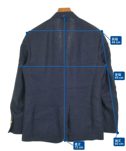 BLACK FLEECE BY Brooks Brothers（ブラックフリースバイブルックスブラザーズ）テーラードジャケット 紺 サイズ:BB1(M位) メンズ/2200722103012