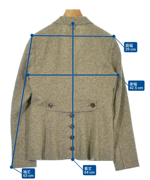 BLACK FLEECE BY Brooks Brothers（ブラックフリースバイブルックスブラザーズ）テーラードジャケット 緑 サイズ:BB2(M位) レディース/2200686938538