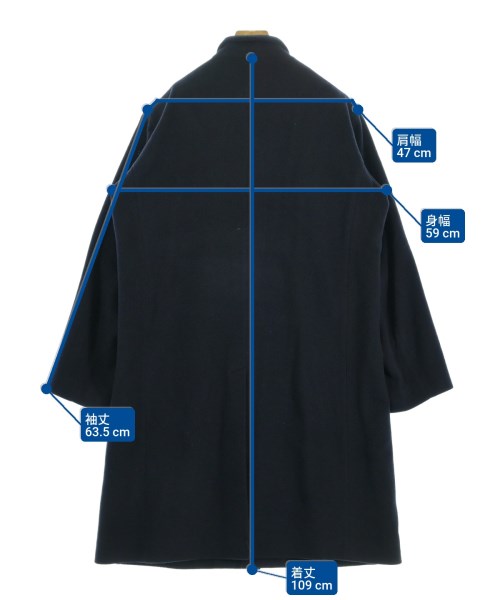 JURGEN LEHL（ヨーガンレール）チェスターコート 紺 サイズ:-(XL位) メンズ/2200634749018