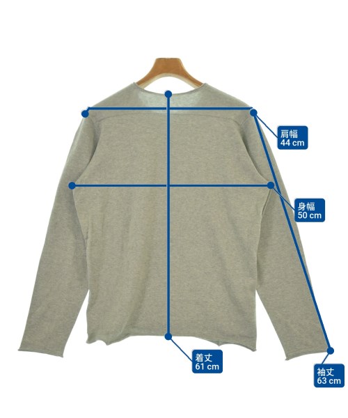 JURGEN LEHL（ヨーガンレール）ニット・セーター グレー サイズ:-(M位