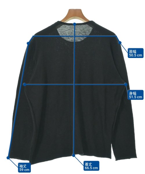 JURGEN LEHL（ヨーガンレール）ニット・セーター 黒 サイズ:-(M位) メンズ/2200634749049