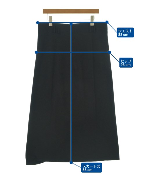 JURGEN LEHL（ヨーガンレール）ロング・マキシ丈スカート 紺 サイズ:M レディース/2200621103090