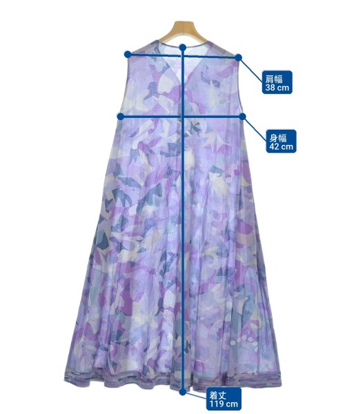 JURGEN LEHL（ヨーガンレール）ワンピース 紫 サイズ:M レディース/2200620899031