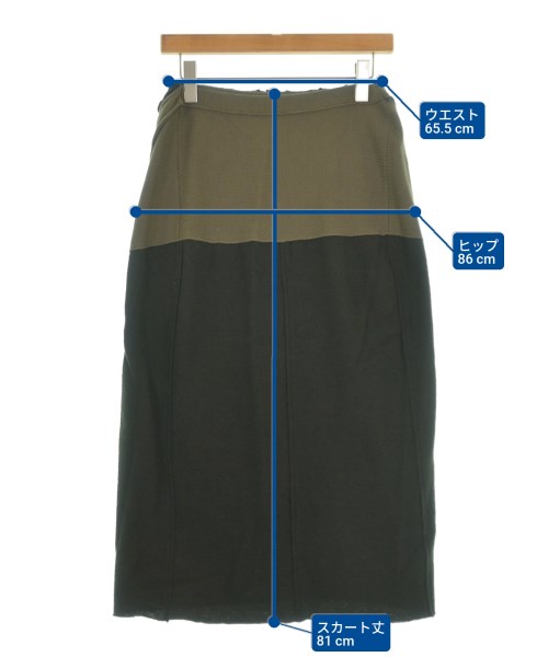 JURGEN LEHL（ヨーガンレール）ロング・マキシ丈スカート 緑 サイズ:M レディース/2200651651035