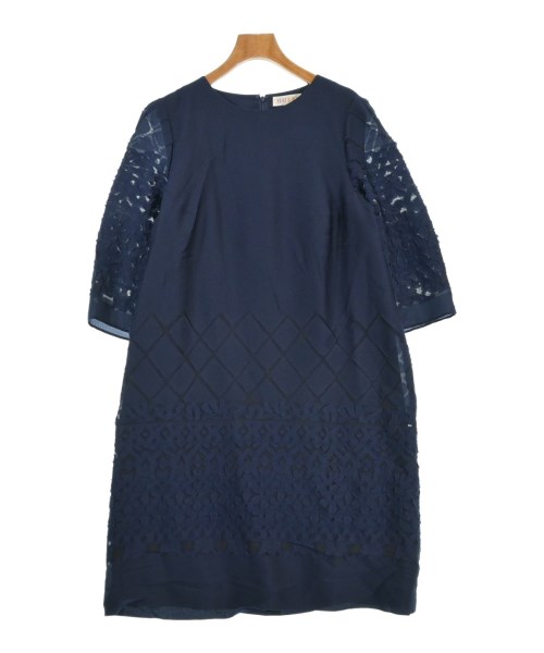 YUKI TORII(ユキトリイ)ワンピース 紺 サイズ:44(L位)/2200656646029