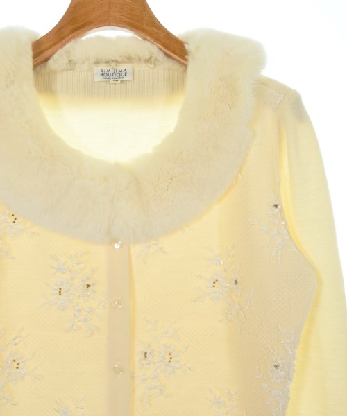 KIMIJIMA（キミジマ）カーディガン 黄 サイズ:40(M位) レディース/2200621242089