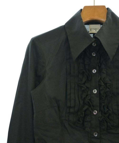 PF by PAOLA FRANI（ピーエフ　バイ　パオラフラーニ）カジュアルシャツ 黒 サイズ:40(M位) レディース/2200616282144