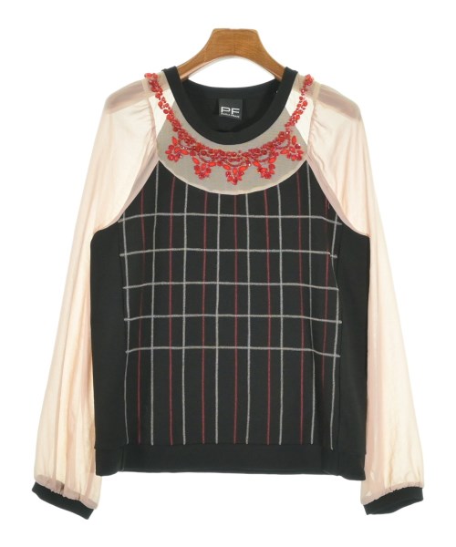 PF by PAOLA FRANI(ピーエフ　バイ　パオラフラーニ)Tシャツ・カットソー 黒 サイズ:40(M位)/2200695760014