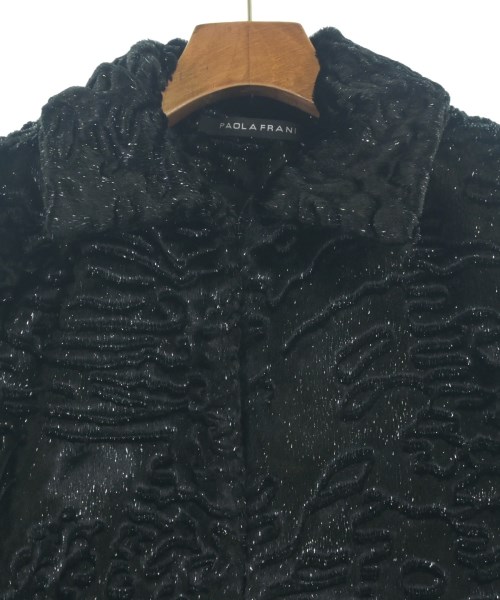 PAOLA FRANI（パオラ　フラーニ）カジュアルジャケット 黒 サイズ:38(S位) レディース/2200645984309
