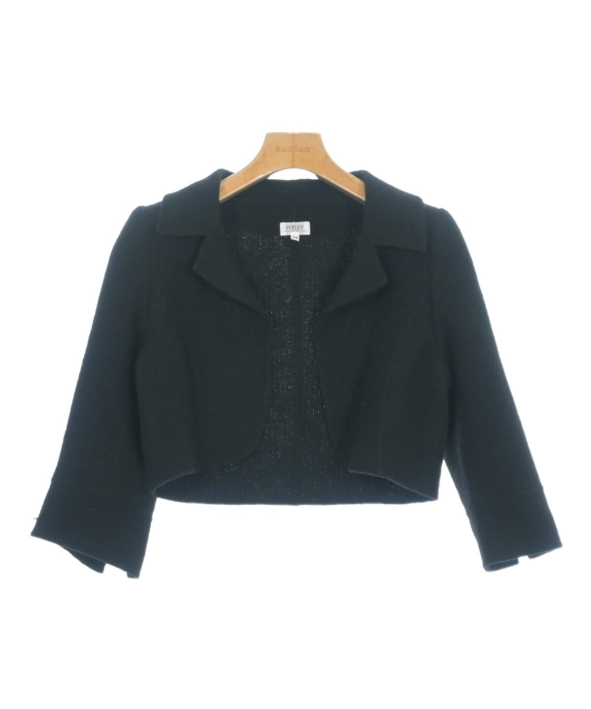 FOXEY BOUTIQUE(フォクシーブティック)カーディガン 黒 サイズ FOXEY BOUTIQUE(フォクシーブティック)カーディガン 黒 サイズ