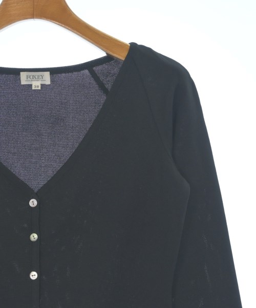FOXEY BOUTIQUE（フォクシーブティック）カーディガン 黒 サイズ:38(S位) レディース/2200639243146