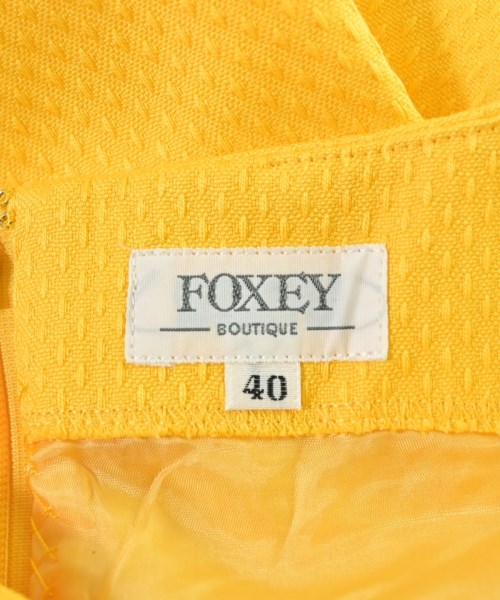 FOXEY BOUTIQUE（フォクシーブティック）ワンピース 黄 サイズ:40(M位) レディース/2200610720116