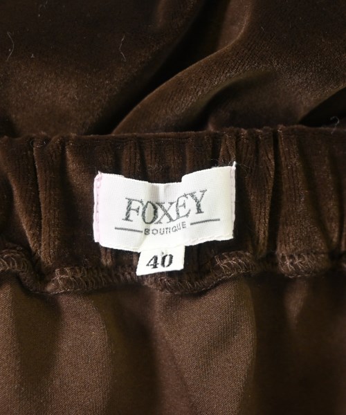 FOXEY BOUTIQUE（フォクシーブティック）ひざ丈スカート 茶 サイズ:40(M位) レディース/2200692979112