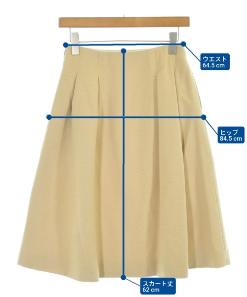 FOXEY BOUTIQUE（フォクシーブティック）ひざ丈スカート ベージュ サイズ:40(M位) レディース/2200665391200