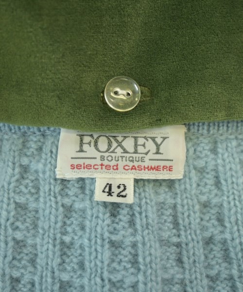 FOXEY BOUTIQUE（フォクシーブティック）カーディガン 青 サイズ:42(M位) レディース/2200720583090