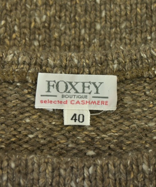 FOXEY BOUTIQUE（フォクシーブティック）ニット・セーター 茶 サイズ:40(M位) レディース/2200720583106