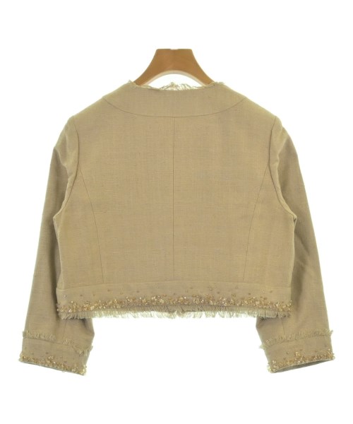 FOXEY BOUTIQUE（フォクシーブティック）ノーカラージャケット ベージュ サイズ:42(M位) レディース/2200721350462