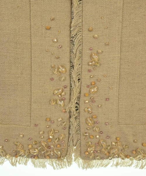 FOXEY BOUTIQUE（フォクシーブティック）ノーカラージャケット ベージュ サイズ:42(M位) レディース/2200721350462